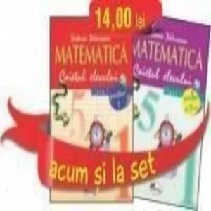 Set caiete matematica pentru clasa I (semestrele I si II) de Victoria Padureanu