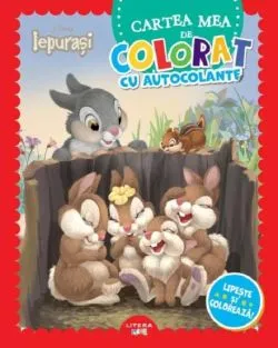 Disney: Iepurasi. Cartea mea de colorat cu autocolante de Anonim