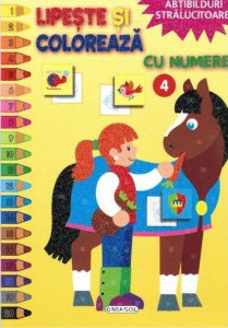 Lipeste si coloreaza cu numere 4