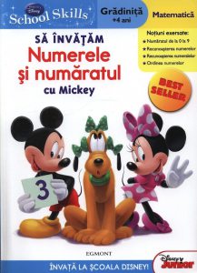 Sa invatam numerele si numaratul cu Mickey - Matematica (gradinita +4 ani)