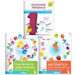 Set clasa 1- 2023. Comunicare in Limba Romana. Matematica si Explorarea Mediului. Dezvoltare Personala de Mirela Mihaescu