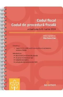 Codul fiscal si Codul de procedura fiscala Act. 8 martie 2024