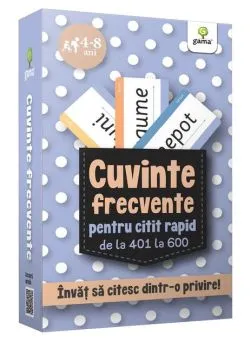 Cuvinte frecvente pentru citit rapid de la 401 la 600
