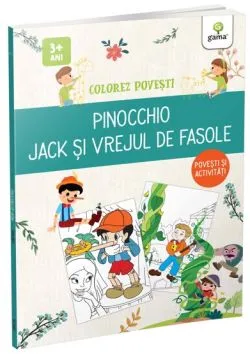 Pinocchio & Jack si vrejul de fasole/ Colorez povesti