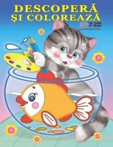 Descopera si coloreaza - Animale domestice