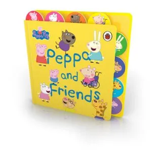 Peppa Pig: Peppa and Friends : Tabbed Board Book de Mark Baker