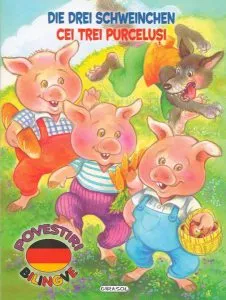 Povestiri bilingve. Cei trei purceluși / Die Drei Schweinchen (germană) de Marcela Grez