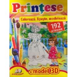 Printese. Coloreaza, lipeste, modeleaza   192 autocolante  3D model