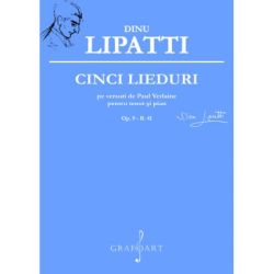 Cinci lieduri pe versuri de Paul Verlaine pentru tenor si pian Op. 9