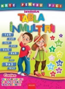 Invatam tabla inmultirii. Mate pentru pici