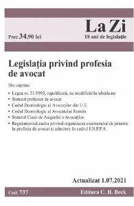 Legislatia privind profesia de avocat. Act. 1.07.2021