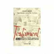 Testament. 400 de ani de poezie romaneasca. 400 years of romanian poetry de Daniel Ionita