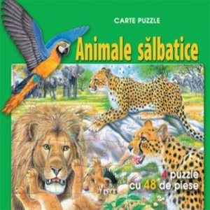 Animale salbatice - carte puzzle