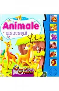 Carte cu sunete de Animale din Jungla