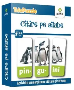 Citire pe silabe. TrioPuzzle