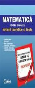 Matematica. Teze cu subiect unic 2008-2009 de Ion Rosu