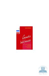 Gramatica limbii franceze 2007