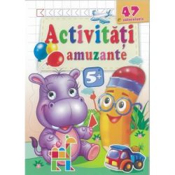 Hipopotamul-Activitati amuzante 5  cu 47 autocolante