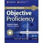 Objective Proficiency Student's Book without Answers with Downloadable Software de Annette Capel