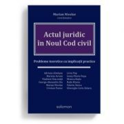 Actul juridic in Noul Cod civil. Probleme teoretice cu implicatii practice