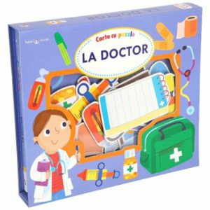 Carte cu puzzle. La doctor. Bebe invata