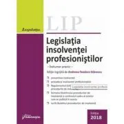 Legislatia insolventei profesionistilor. Indrumar practic de Andreea-Teodora Stanescu