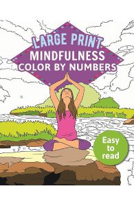 Mindfulness Color-By-Numbers Large Print