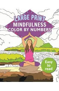 Mindfulness Color-By-Numbers Large Print