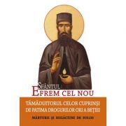Sfantul Efrem cel Nou, Tamaduitorul celor cuprinsi de patima drogurilor ori a betiei. Marturii si rugaciuni de folos. Editie ingrijita de LS Desartovici