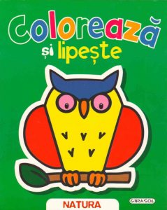 Coloreaza si lipeste - Natura