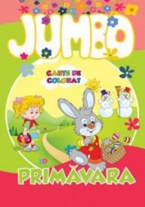 Jumbo - Primavara. Carte de colorat
