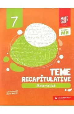 Matematica - Clasa 7 - Teme recapitulative de Anton Negrila