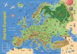 Planșă - Harta Europei