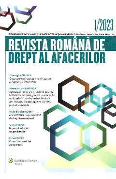Revista romana de drept al afacerilor Nr.1/2023