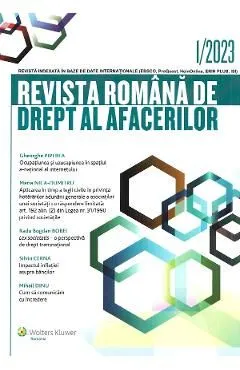 Revista romana de drept al afacerilor Nr.1/2023