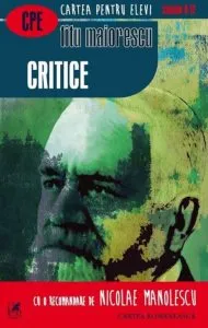 Critice (Cartea romaneasca) de Titu Maiorescu