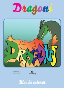 Dragoni: bloc de colorat