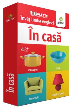 În casă. Învăț limba engleză. Bingoletto