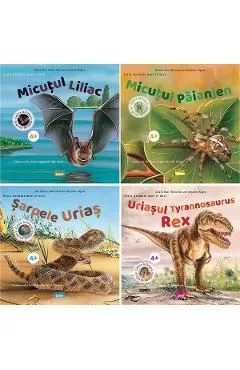 Pachet 4 carti: Seria Animale mari si mici de Nuria Roca