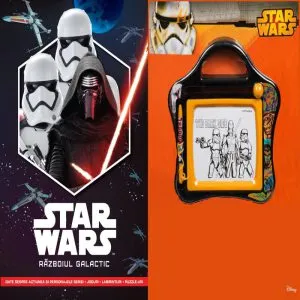 Set Small Magnetic Scribbler   Carte Star Wars. Războiul galactic