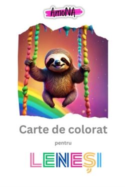 Carte de colorat pentru lenesi