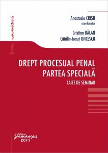 Drept procesual penal. Partea speciala. Caiet de seminar