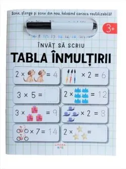 Învăț să scriu: Tabla înmulțirii de John Poitier