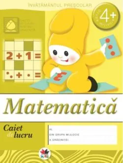 Matematică, grupa mijlocie 4 . Caiet de lucru de D. Denisova