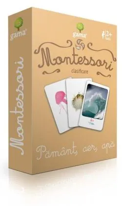Montessori. Clasificare: Pamant, aer, apa