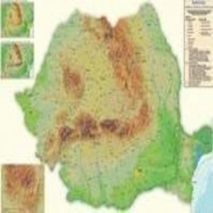 Romania. Harta ariilor naturale protejate