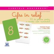 Cifre in relief. Montessori