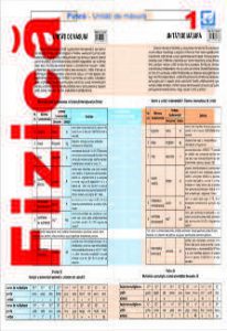 Fizica - Unitati de masura (Pliant)