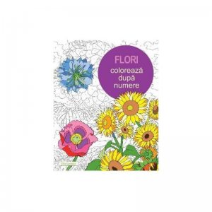 Flori. Coloreaza dupa numere