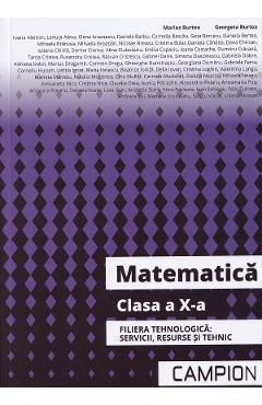 Matematica - Clasa 10 - Filiera tehnologica: servicii, resurse si tehnic